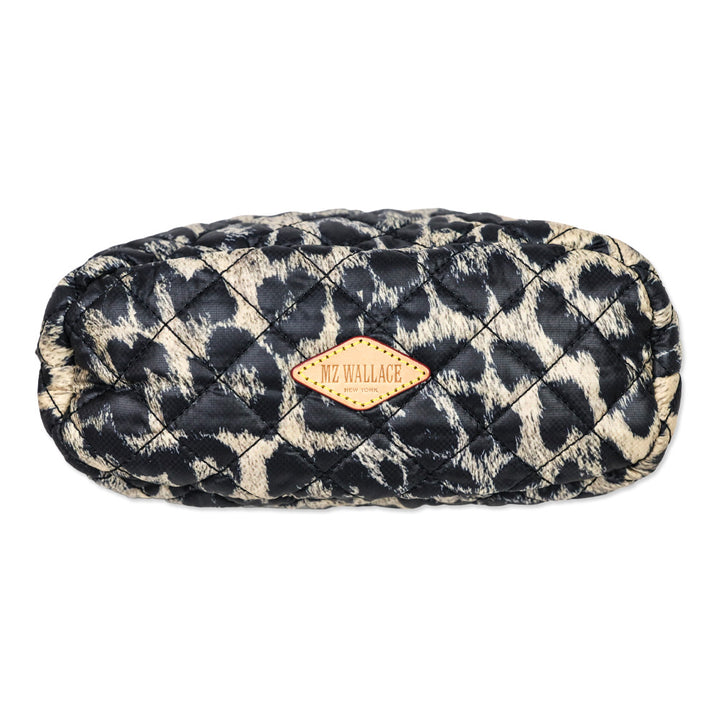MZ Wallace Leopard-Print Quilted Nylon Metro Scout Crossbody Bag