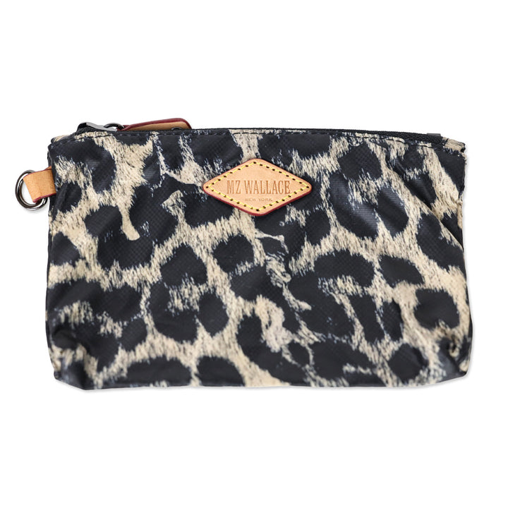 MZ Wallace Leopard-Print Quilted Nylon Metro Scout Crossbody Bag