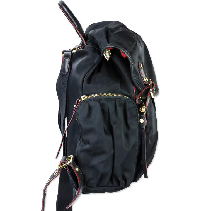 MZ Wallace Marlena Black Nylon Backpack