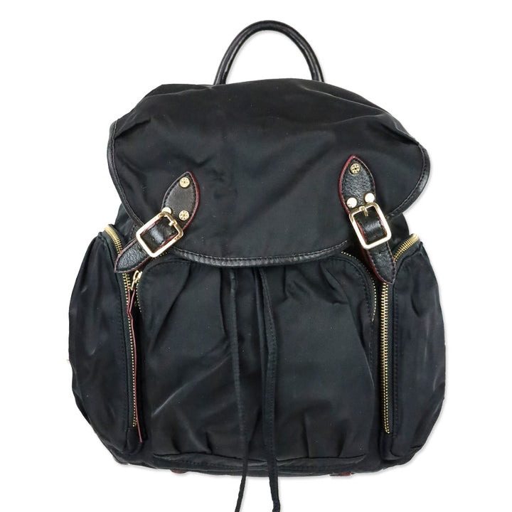 MZ Wallace Marlena Black Nylon Backpack