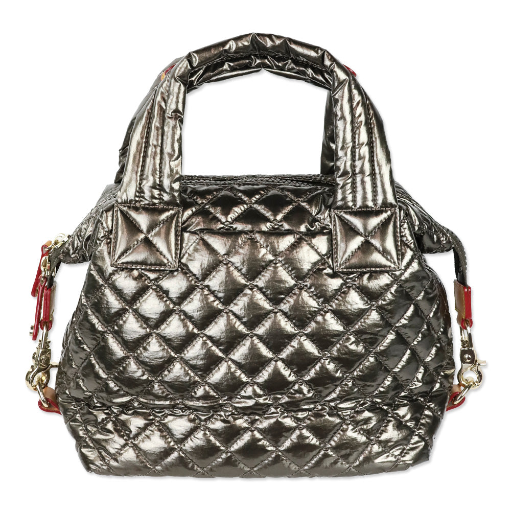 MZ Wallace Metallic Steel Small Sutton Deluxe