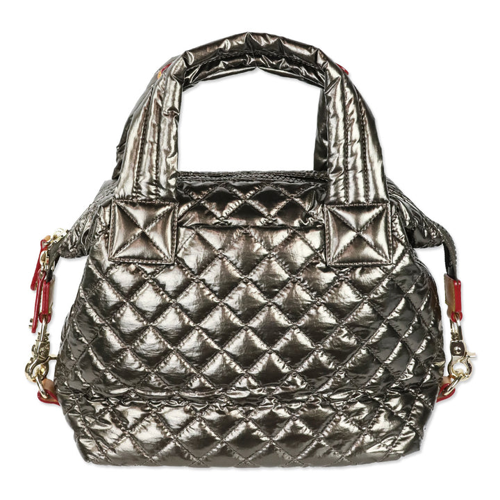 MZ Wallace Metallic Steel Small Sutton Deluxe