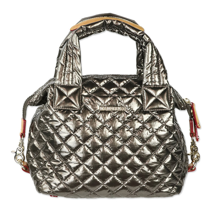 MZ Wallace Metallic Steel Small Sutton Deluxe