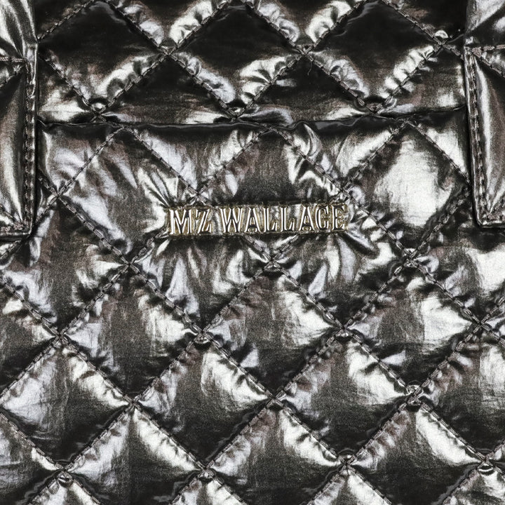 MZ Wallace Metallic Steel Small Sutton Deluxe
