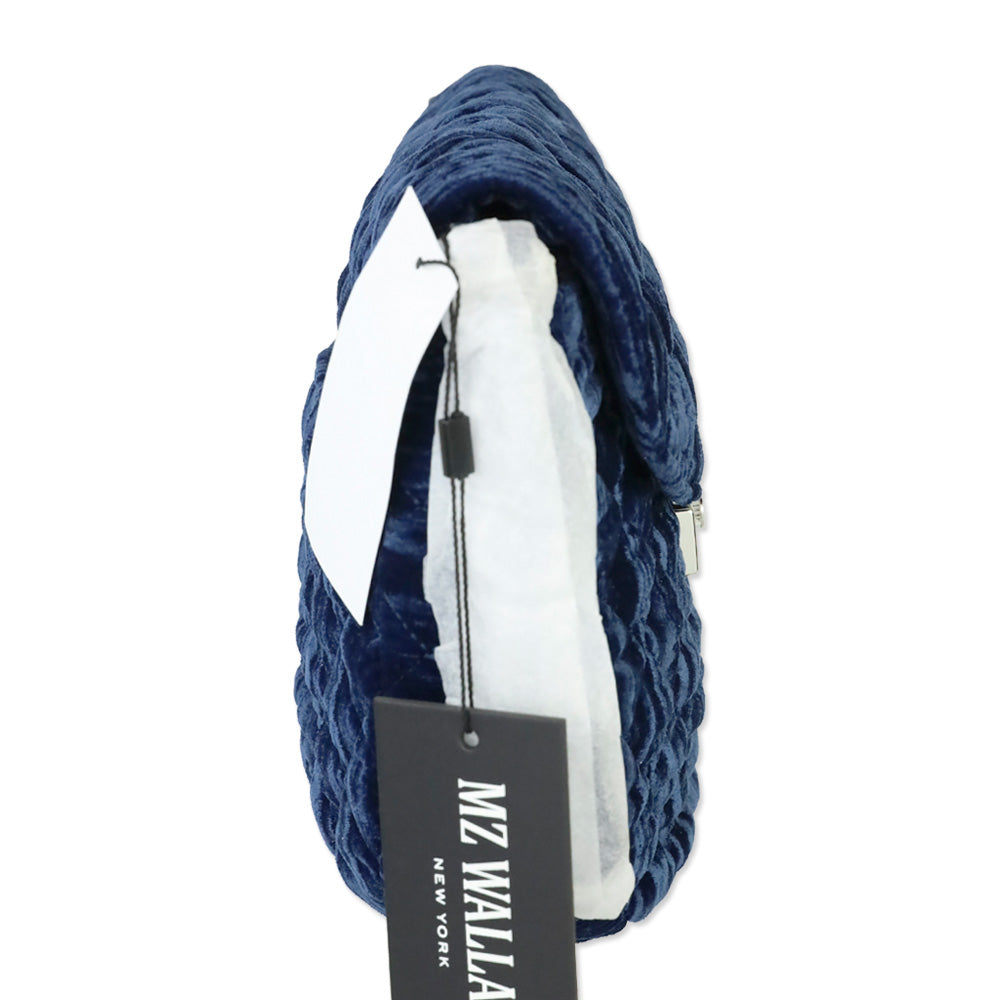 MZ Wallace Midnight Velvet Lock Saddle Bag