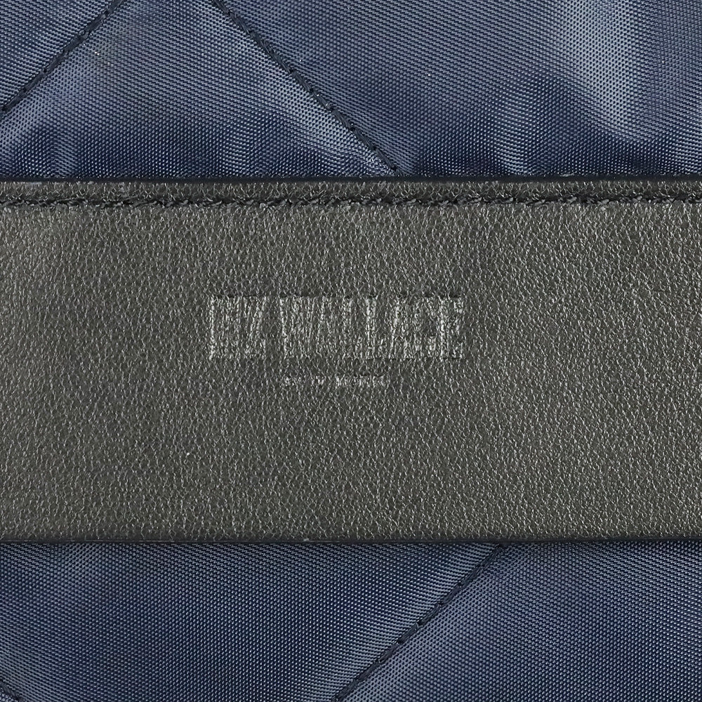 MZ Wallace Navy Quilted Nylon Madison Satchel