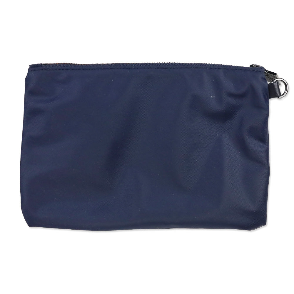 MZ Wallace Navy Quilted Nylon Madison Satchel