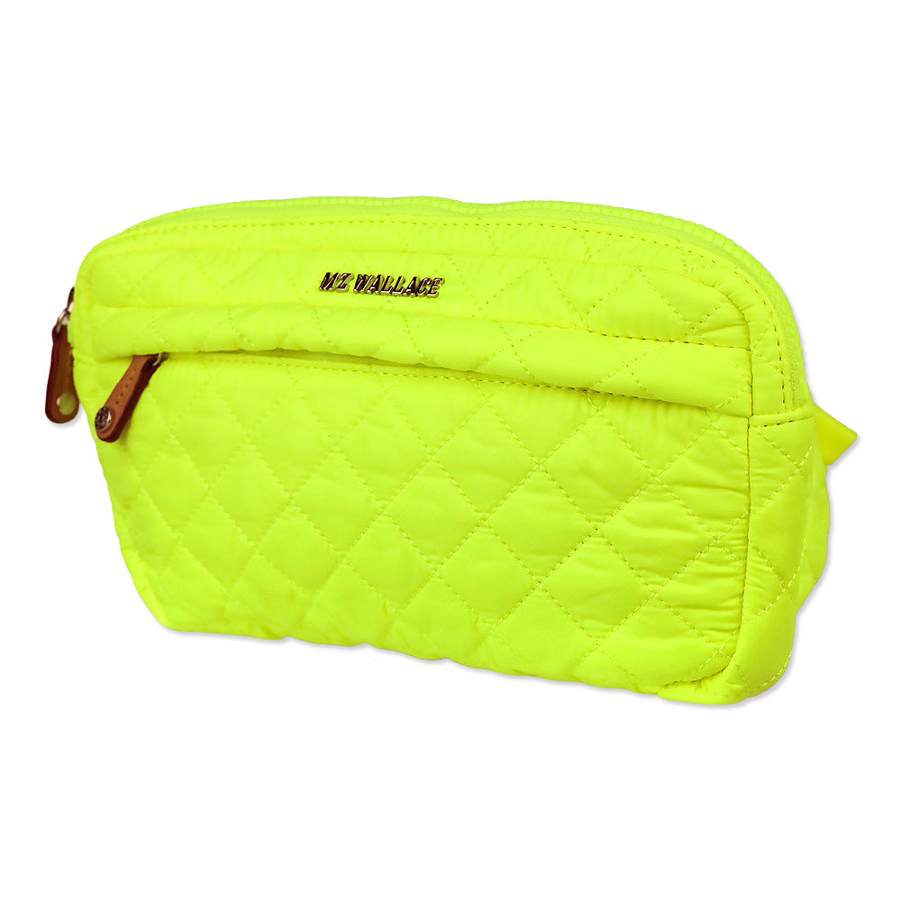MZ Wallace Neon Yellow Oxford Large Metro Belt Bag