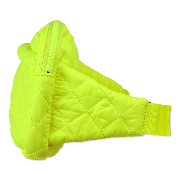 MZ Wallace Neon Yellow Oxford Large Metro Belt Bag