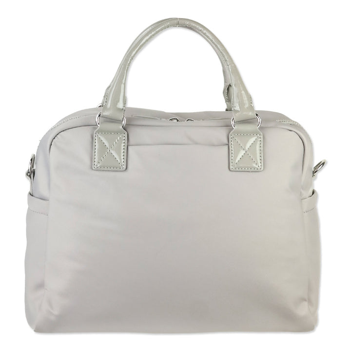 MZ Wallace Grey Nylon Gramercy Satchel