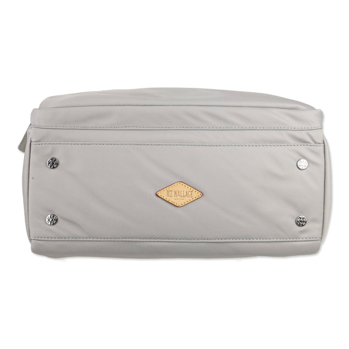 MZ Wallace Grey Nylon Gramercy Satchel