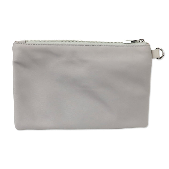 MZ Wallace Grey Nylon Gramercy Satchel