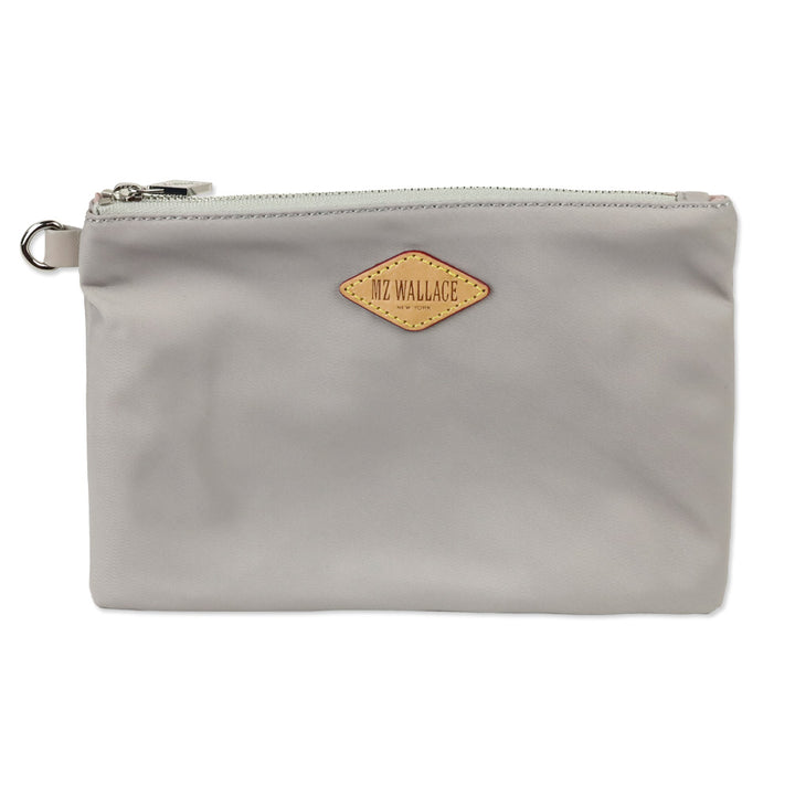 MZ Wallace Grey Nylon Gramercy Satchel
