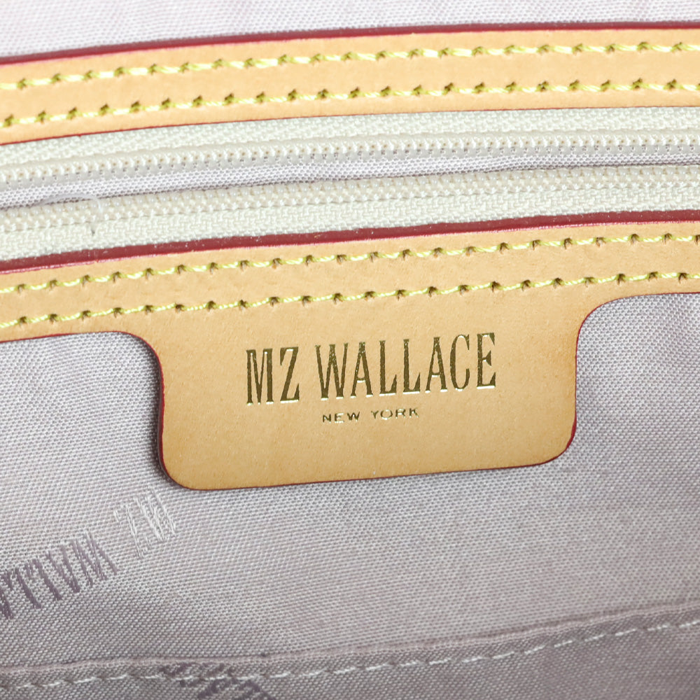 MZ Wallace Grey Nylon Gramercy Satchel
