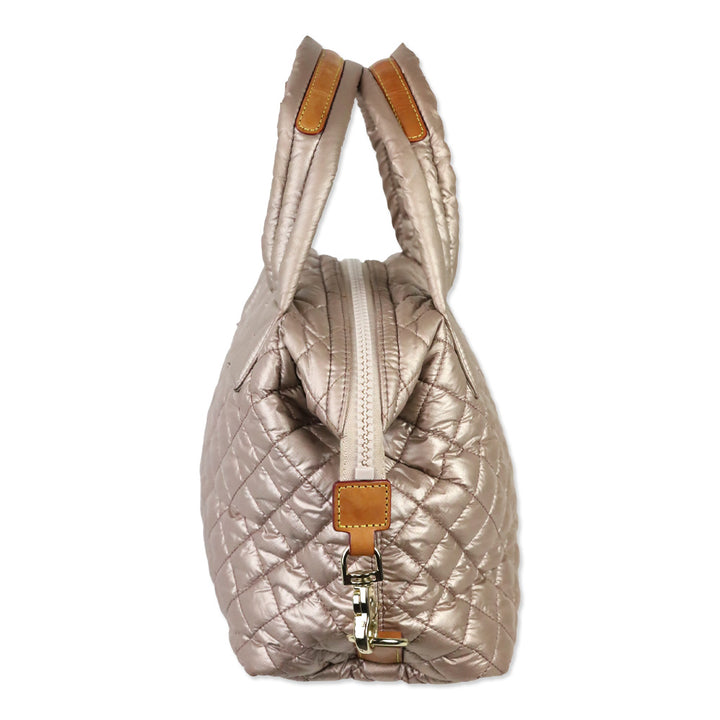 MZ Wallace Pale Rose Gold Metallic Small Sutton Deluxe