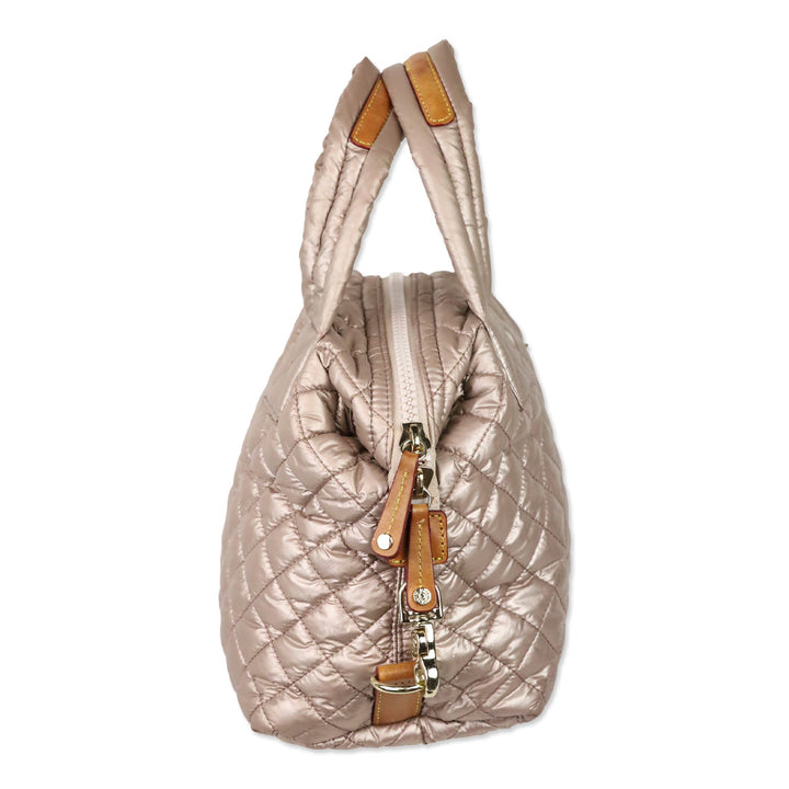 MZ Wallace Pale Rose Gold Metallic Small Sutton Deluxe