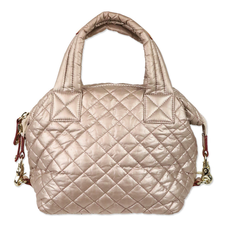 MZ Wallace Pale Rose Gold Metallic Small Sutton Deluxe