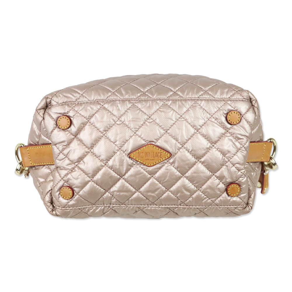 MZ Wallace Pale Rose Gold Metallic Small Sutton Deluxe