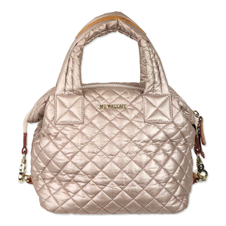 MZ Wallace Pale Rose Gold Metallic Small Sutton Deluxe