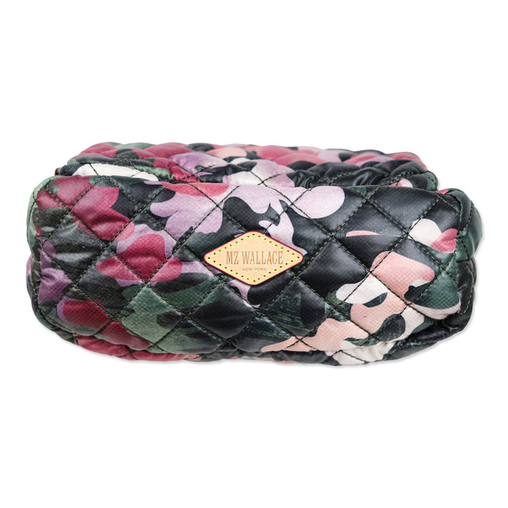 MZ Wallace Pink Multi Camo-Print Metro Scout Deluxe Crossbody Bag