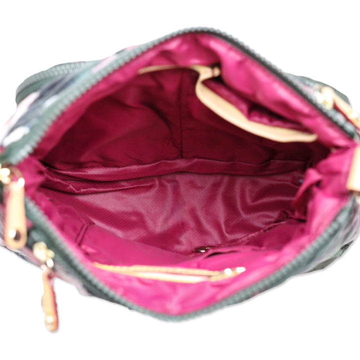 MZ Wallace Pink Multi Camo-Print Metro Scout Deluxe Crossbody Bag