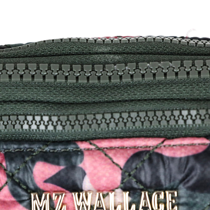 MZ Wallace Pink Multi Camo-Print Metro Scout Deluxe Crossbody Bag