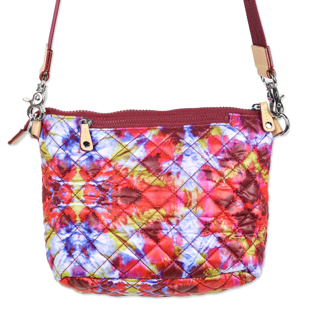 MZ Wallace Prism/Silver Quilted Nylon Metro Scout Crossbody Bag