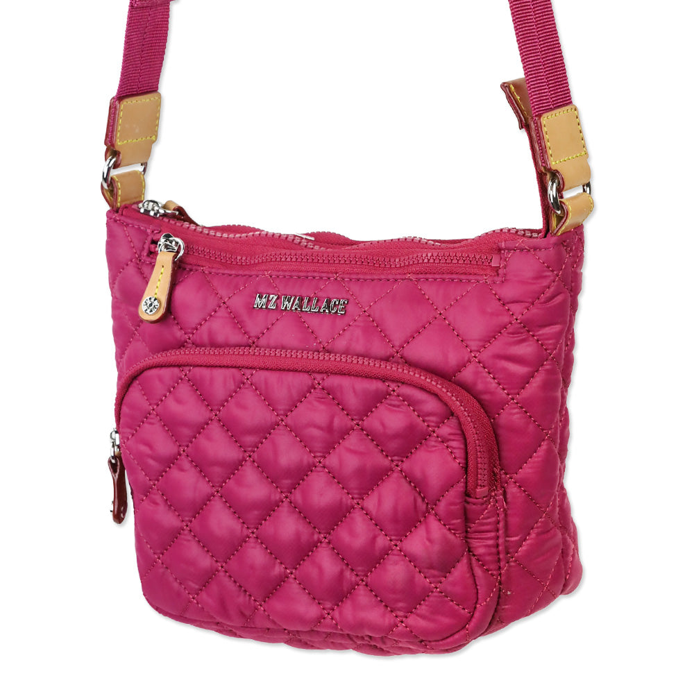 MZ Wallace Raspberry Metro Scout Crossbody Deluxe