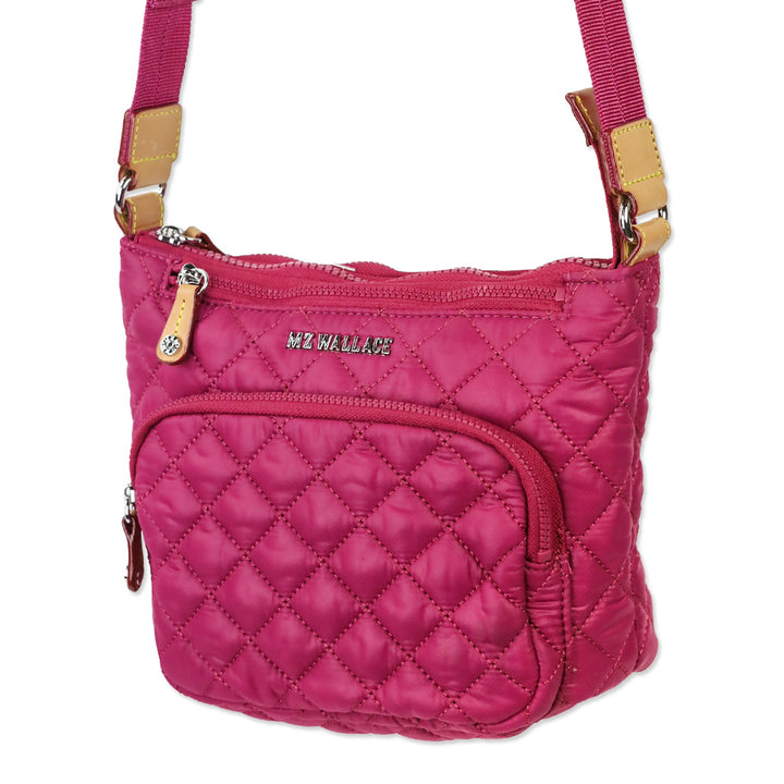 MZ Wallace Raspberry Metro Scout Crossbody Deluxe