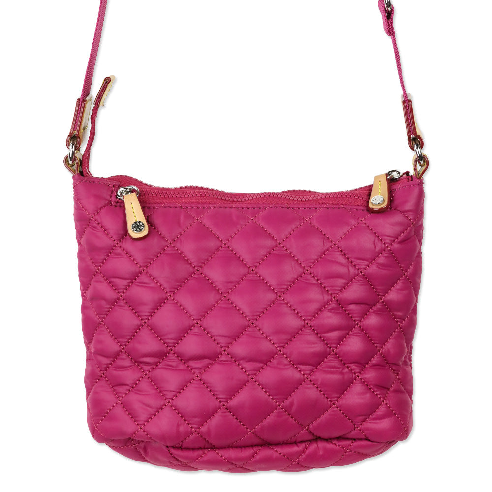 MZ Wallace Raspberry Metro Scout Crossbody Deluxe