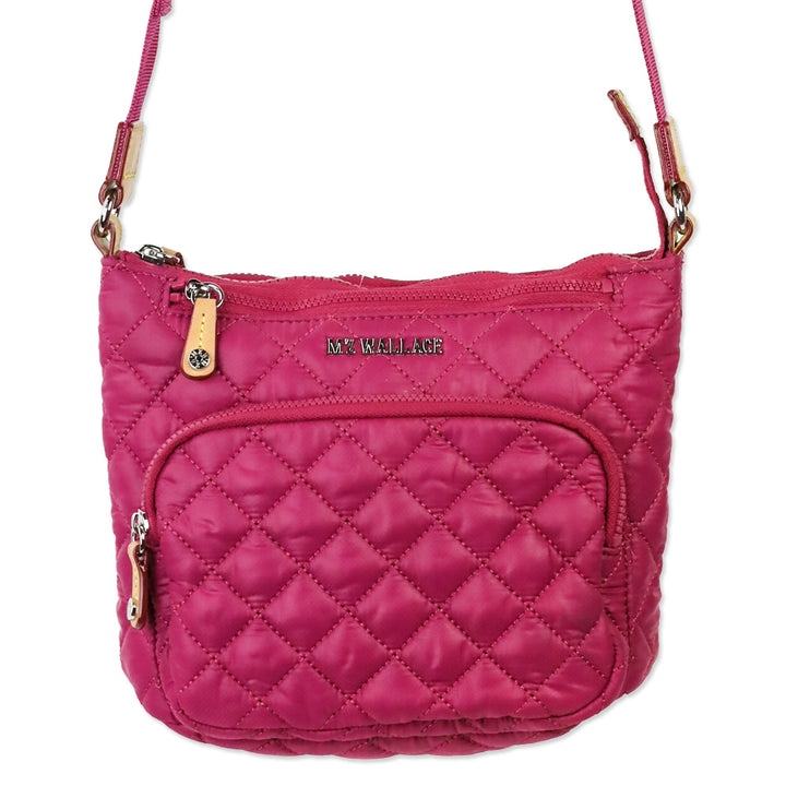 MZ Wallace Raspberry Metro Scout Crossbody Deluxe