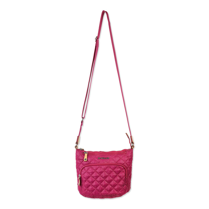 MZ Wallace Raspberry Metro Scout Crossbody Deluxe