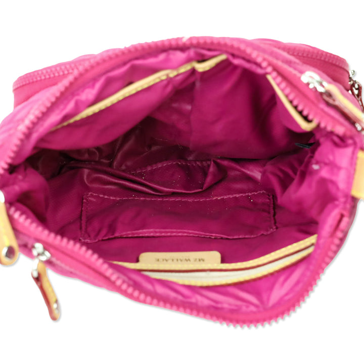MZ Wallace Raspberry Metro Scout Crossbody Deluxe