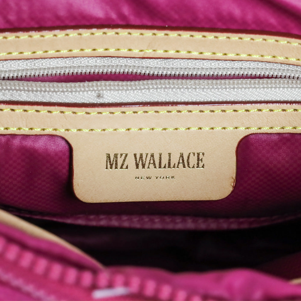 MZ Wallace Raspberry Metro Scout Crossbody Deluxe