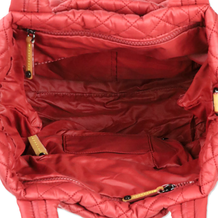MZ Wallace Red Apple Medium Sutton Deluxe Tote