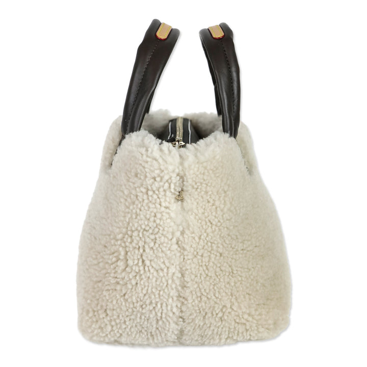 MZ Wallace Shearling Micro Metro Tote