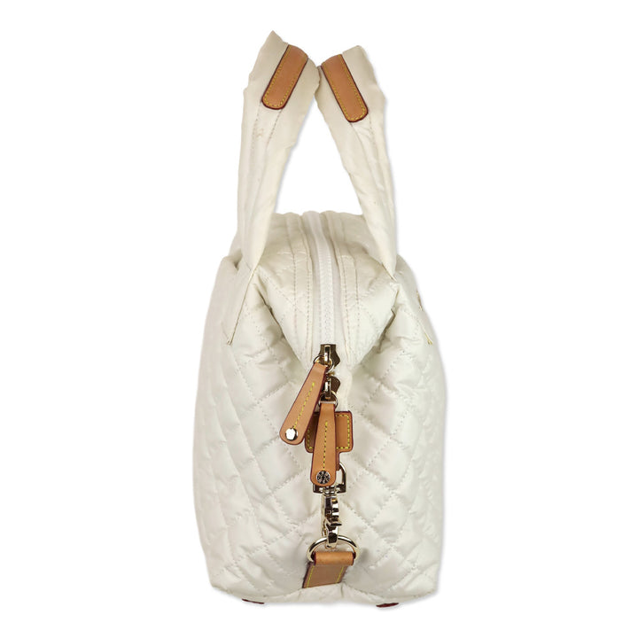 MZ Wallace White Small Sutton Deluxe Handbag