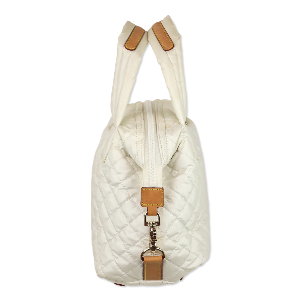 MZ Wallace White Small Sutton Deluxe Handbag