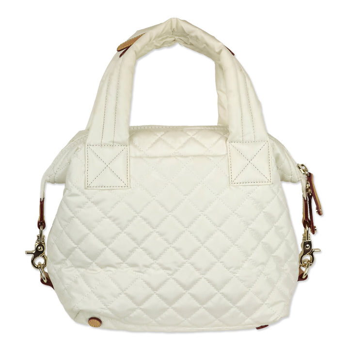 MZ Wallace White Small Sutton Deluxe Handbag