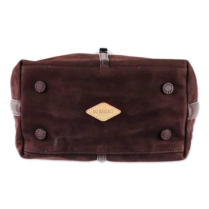MZ Wallace Wine Nubuck Small Astor Hobo