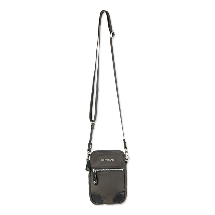 MZ Wallace Grey Nylon Micro Crosby Crossbody bag