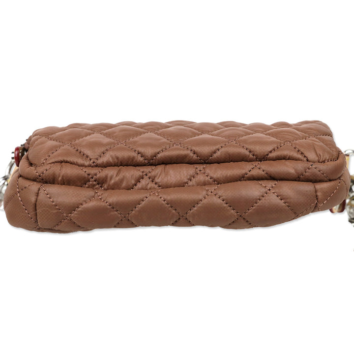MZ Wallace Terracotta Quilted Nylon Small Metro Camera Bag