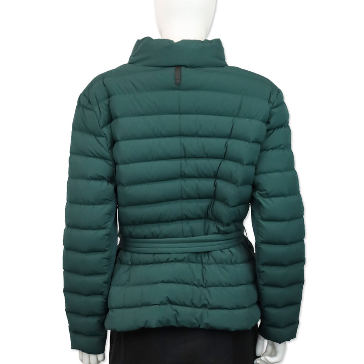 Mackage Emerald Green Quilted Puffer Belted Gretta Jacket