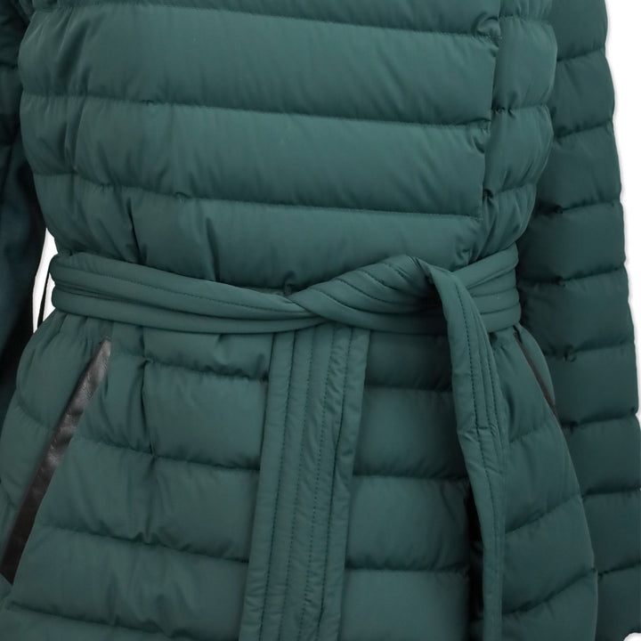 Mackage Emerald Green Quilted Puffer Belted Gretta Jacket