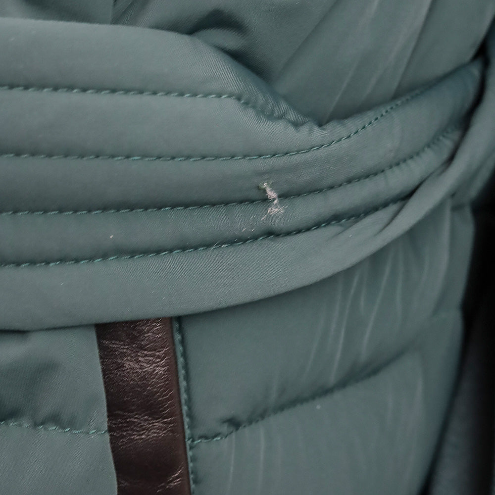 Mackage Emerald Green Quilted Puffer Belted Gretta Jacket