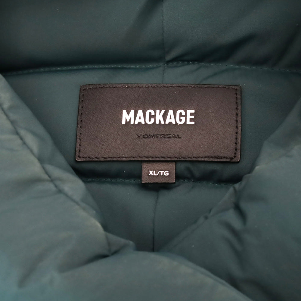 Mackage Emerald Green Quilted Puffer Belted Gretta Jacket
