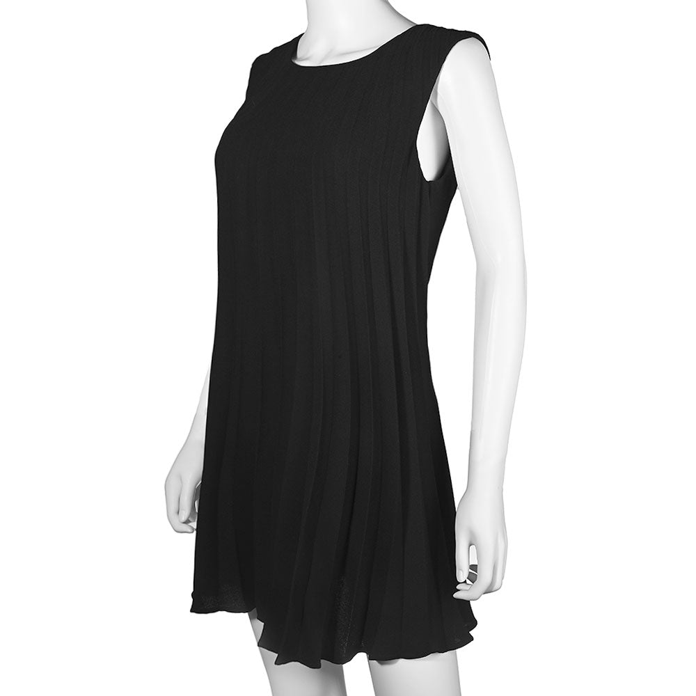 Maison Martin Margiela Black Pleated Tunic Top