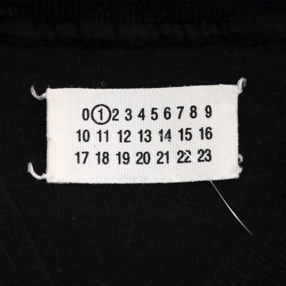 Maison Martin Margiela Black Wool V-Neck Sweater