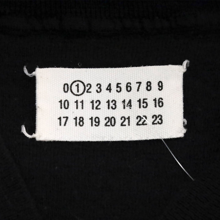 Maison Martin Margiela Black Wool V-Neck Sweater
