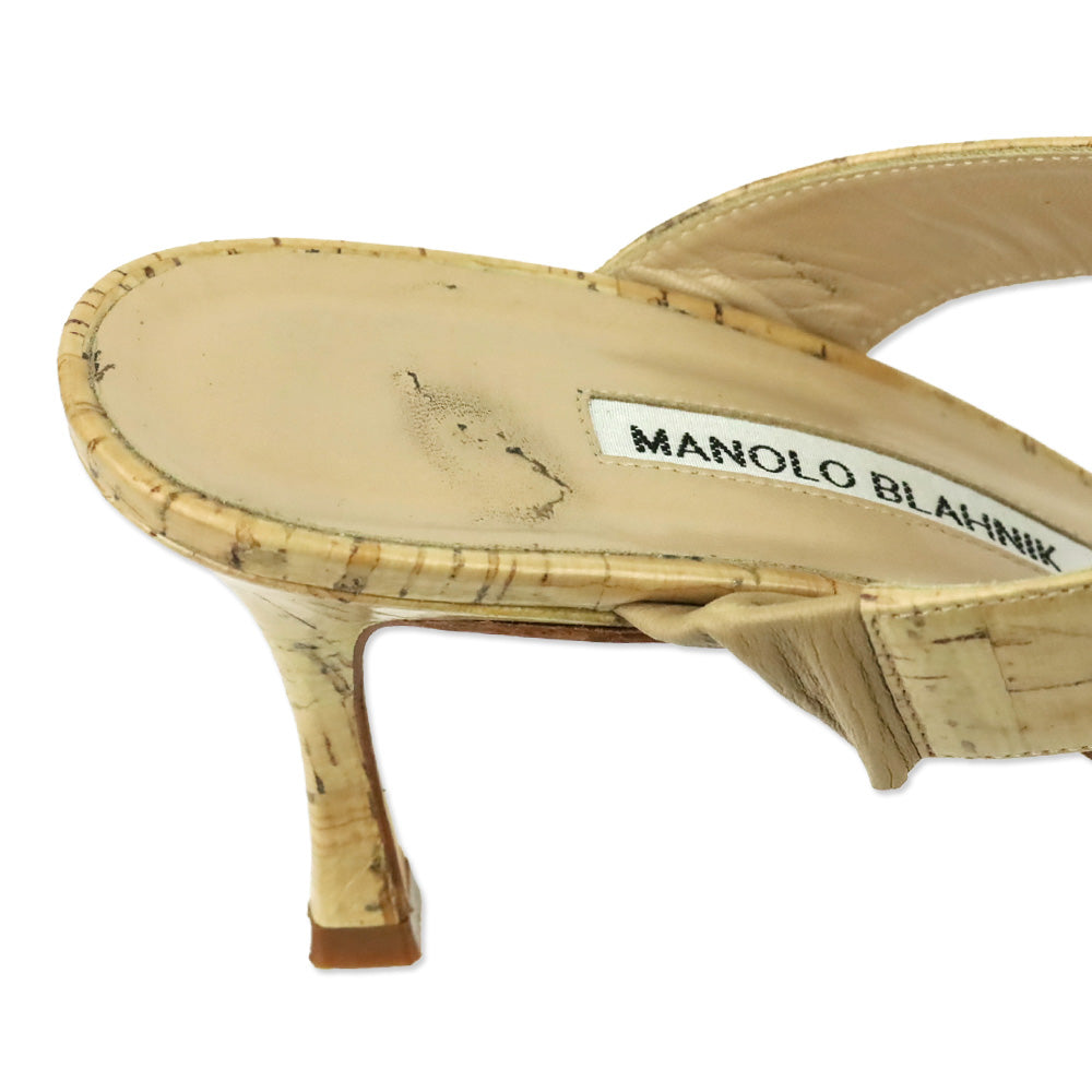 Manolo Blahnik Cork Sandal